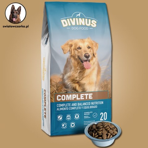 Sucha karma Complete witaminy i minerały dla psów - 20kg Divinus Sucha karma Complete witaminy i minerały dla psów - 20kg Divinus