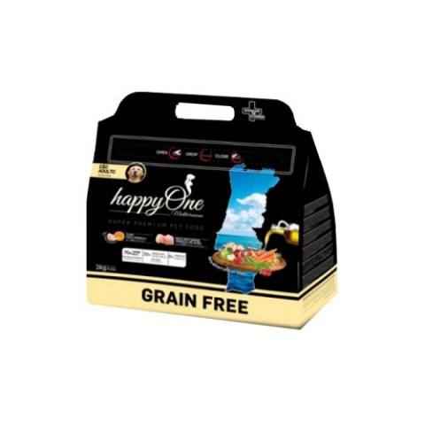 PRÓBKA HappyOne Grain-Free Mediterraneum Adult dla psów dorosłych Super Premium 60g PRÓBKA HappyOne Grain-Free Mediterraneum Adult dla psów dorosłych Super Premium 60g