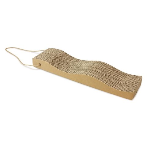 Kartonowy drapak dla kota 46x12x5 cm z kocimiętką ARQUIVET Kartonowy drapak dla kota 46x12x5 cm z kocimiętką ARQUIVET