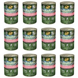 Mokra karma dla psów z łososiem i indykiem 12x400G Arquivet
