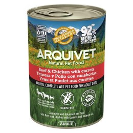 Mokra karma dla psów z wołowiną i kurczakiem 400G ARQUIVET