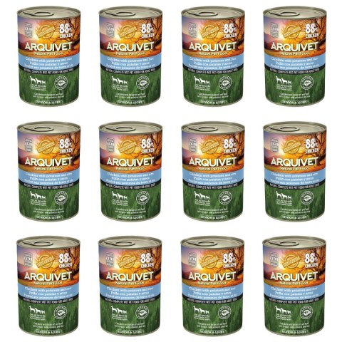 Mokra karma dla psów SENIOR & LIGHT 12x400g ARQUIVET Mokra karma dla psów SENIOR & LIGHT 12x400g ARQUIVET