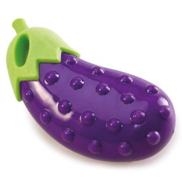 Bakłażan z piszczałką zabawka dla psów - 14 cm Arquivet