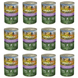 Mokra karma dla psa z indykiem i cielęciną 12x400g Arquivet