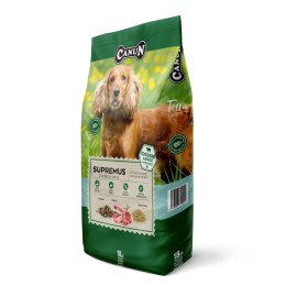 Canun Terra Supremus z kurczakiem i jagnięciną 18kg - właściwości odkażające