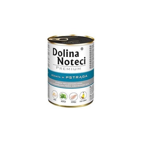 Mokra karma dla psów bogata w pstrąga 24 x 400 g Dolina Noteci Premium Mokra karma dla psów bogata w pstrąga 24 x 400 g Dolina Noteci Premium