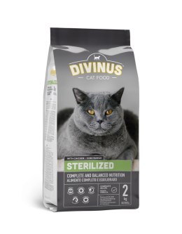 Sucha karma Cat Sterilized dla kotów sterylizowanych - 2kg Divinus