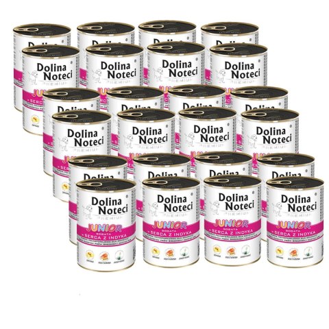 Dolina Noteci Junior bogata w serca z indyka 24 x 400 g Dolina Noteci Junior bogata w serca z indyka 24 x 400 g