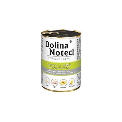 Mokra karma dla psa bogata w gęsinę 24 x 400g Dolina Noteci Premium Mokra karma dla psa bogata w gęsinę 24 x 400g Dolina Noteci Premium