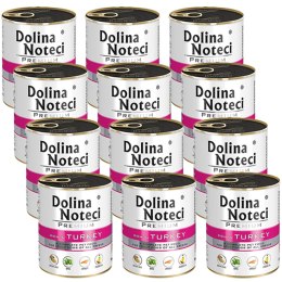 Mokra karma dla psa bogata w indyka 12 x 800g Dolina Noteci Premium