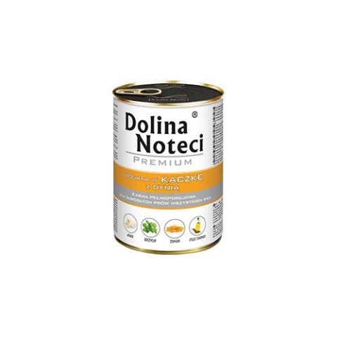 Mokra karma dla psów bogata w kaczkę z dynią 24 x 400g Dolina Noteci Premium Mokra karma dla psów bogata w kaczkę z dynią 24 x 400g Dolina Noteci Premium