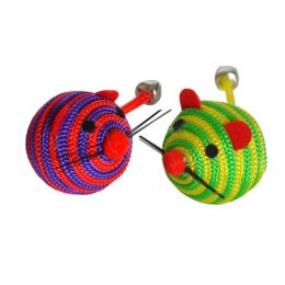 MYSZKI KULKI ZE SZNURKA 5CM (2SZT) - ZABAWKA DLA KOTA HILTON