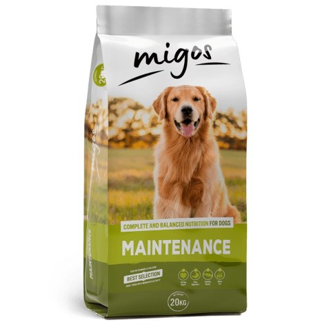 Sucha karma dla psów Migos Maintenance 20kg Sucha karma dla psów Migos Maintenance 20kg