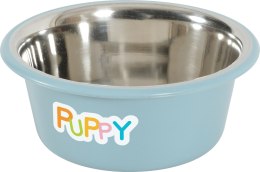 Miska plastikowa PUPPY z podstawką antypoślizgową kolor niebieski