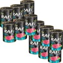 Rafi Cat dla kotów sterylizowanych karma bezzbożowa z tuńczykiem Dolina Noteci 12 x 400 g