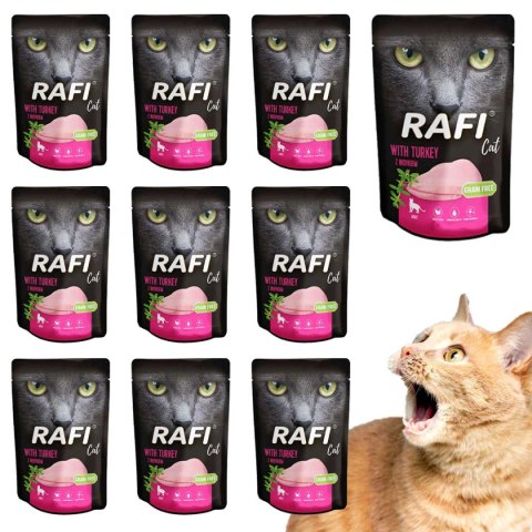 Rafi Cat saszetka indyk 10 x 100 g Dolina Noteci Rafi Cat saszetka indyk 10 x 100 g Dolina Noteci