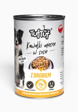 TUF TUF Kawałki mięsne z drobiem dla psa 1250g Bult