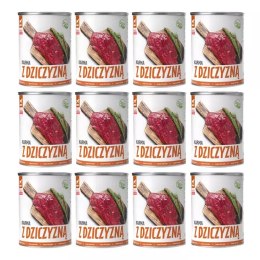TUF TUF Mokra karma dla psa z dziczyzną 800g x 12szt. Bult