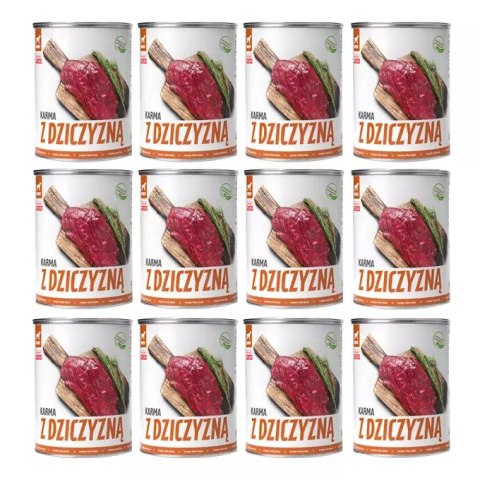 TUF TUF Mokra karma dla psa z dziczyzną 800g x 12szt. Bult TUF TUF Mokra karma dla psa z dziczyzną 800g x 12szt. Bult