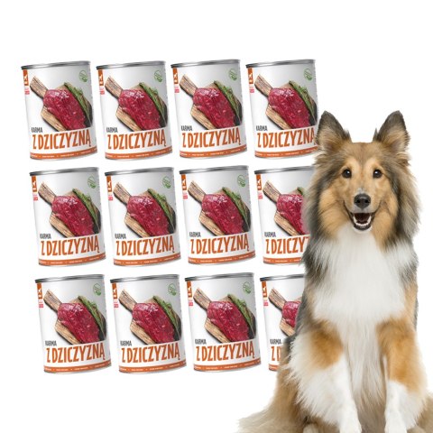 TUF TUF Mokra karma dla psa z dziczyzną 800g x 12szt. Bult TUF TUF Mokra karma dla psa z dziczyzną 800g x 12szt. Bult