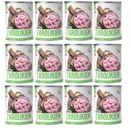 TUF TUF Mokra karma dla psa z królikiem 800g x 12szt. Bult