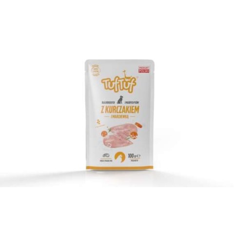 TUF TUF Saszetka kurczak z marchewką 100 g Bult TUF TUF Saszetka kurczak z marchewką 100 g Bult