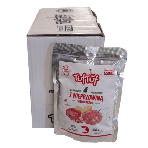 TUF TUF Saszetka wieprzowina z ziemniakami 100 g x 10szt. Bult TUF TUF Saszetka wieprzowina z ziemniakami 100 g x 10szt. Bult