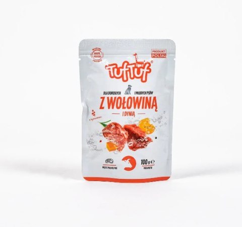 TUF TUF Saszetka wołowina z dynią 100 g x 10szt. Bult TUF TUF Saszetka wołowina z dynią 100 g x 10szt. Bult