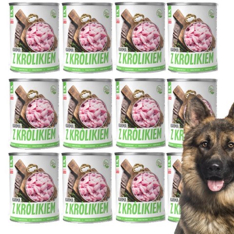 TUF TUF Mokra karma dla psa z królikiem 400g x 12szt. TUF TUF Mokra karma dla psa z królikiem 400g x 12szt.