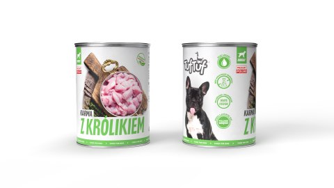 TUF TUF Mokra karma dla psa z królikiem 400g x 12szt. TUF TUF Mokra karma dla psa z królikiem 400g x 12szt.