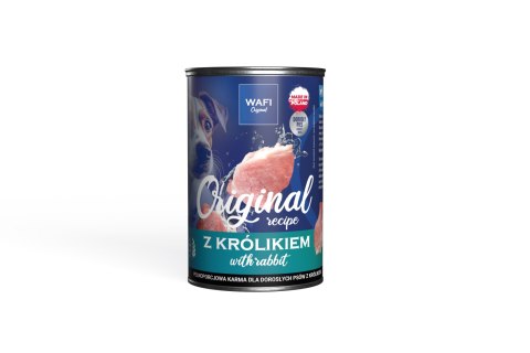 WAFI puszka mielonka dla psa z królikiem 400g WAFI puszka mielonka dla psa z królikiem 400g