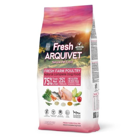 Półwilgotna karma dla psa kurczak i ryba oceaniczna 100 g, próbka Arquivet Fresh Półwilgotna karma dla psa kurczak i ryba oceaniczna 100 g, próbka Arquivet Fresh