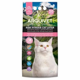 Żwirek bentonitowy zbrylający BABY POWDER 5 kg Arquivet