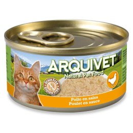 Puszka dla kota kurczak w sosie 80g Arquivet