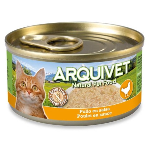 Puszka dla kota kurczak w sosie 80g Arquivet Puszka dla kota kurczak w sosie 80g Arquivet