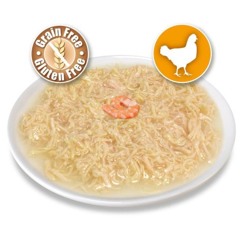 Puszka dla kota kurczak w sosie z krewetkami 80g Arquivet Puszka dla kota kurczak w sosie z krewetkami 80g Arquivet