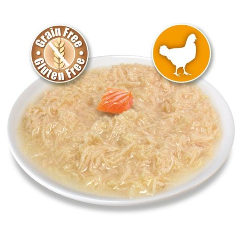 Puszka dla kota kurczak w sosie z łososiem 80g Arquivet Puszka dla kota kurczak w sosie z łososiem 80g Arquivet