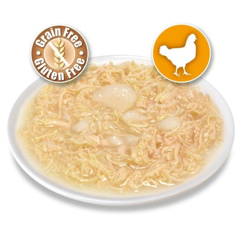 Puszka dla kota kurczak w sosie z paluszkami krabowymi 80g Arquivet Puszka dla kota kurczak w sosie z paluszkami krabowymi 80g Arquivet