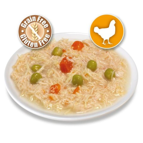 Puszka dla kota kurczak w sosie z warzywami 80g Arquivet Puszka dla kota kurczak w sosie z warzywami 80g Arquivet