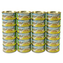 Puszka dla kota o smaku tuńczyka i serem 24 x 80 g Arquivet