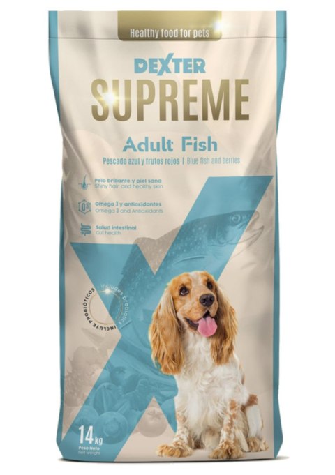 Sucha karma dla psów - DEXTER Supreme Adult ryba 14 kg REX Sucha karma dla psów - DEXTER Supreme Adult ryba 14 kg REX