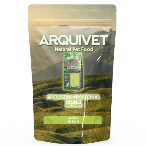 PRÓBKA ARQUIVET CAT Original Kitten dla kociąt z kurczakiem 60 g PRÓBKA ARQUIVET CAT Original Kitten dla kociąt z kurczakiem 60 g
