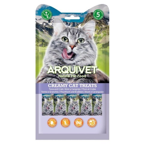 Zestaw - Kremowa przekąska z tuńczykiem i krabem 12 x 5X14 g Arquivet Zestaw - Kremowa przekąska z tuńczykiem i krabem 12 x 5X14 g Arquivet