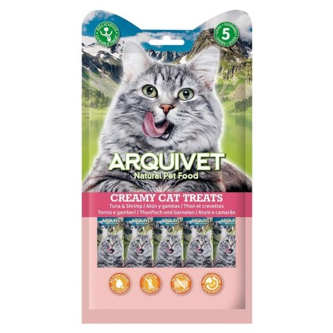 Zestaw - Kremowa przekąska z tuńczykiem i krewetką 12 x 5X14 g Arquivet Zestaw - Kremowa przekąska z tuńczykiem i krewetką 12 x 5X14 g Arquivet